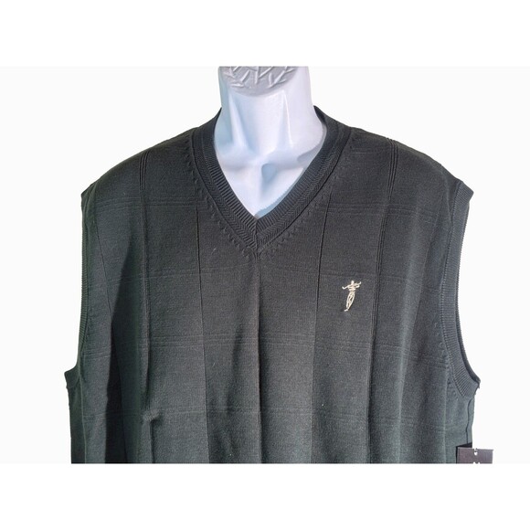 FAIRWAY OUTFITTERS Men's Pull-Over Cotton Golf Vest Green XL NWT - Picture 2 of 6